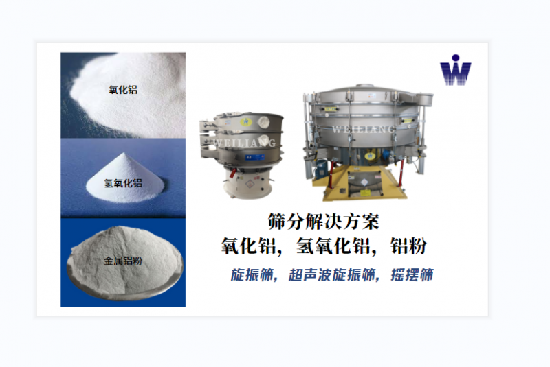 氧化鋁、氫氧化鋁、金屬鋁粉篩分案例